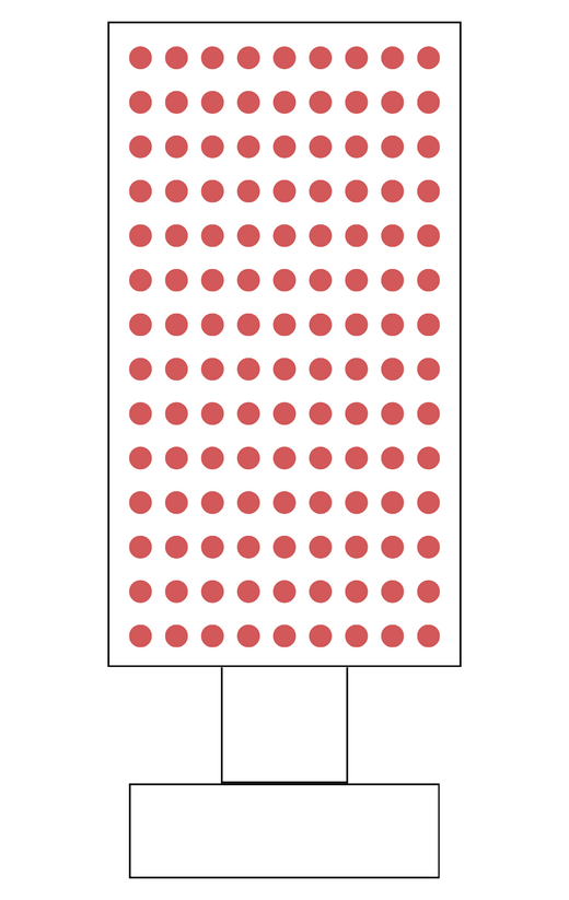 Red light therapy panel